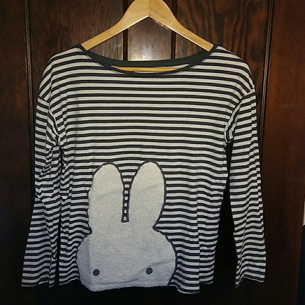 Bunny Pijama Long-sleeve Top